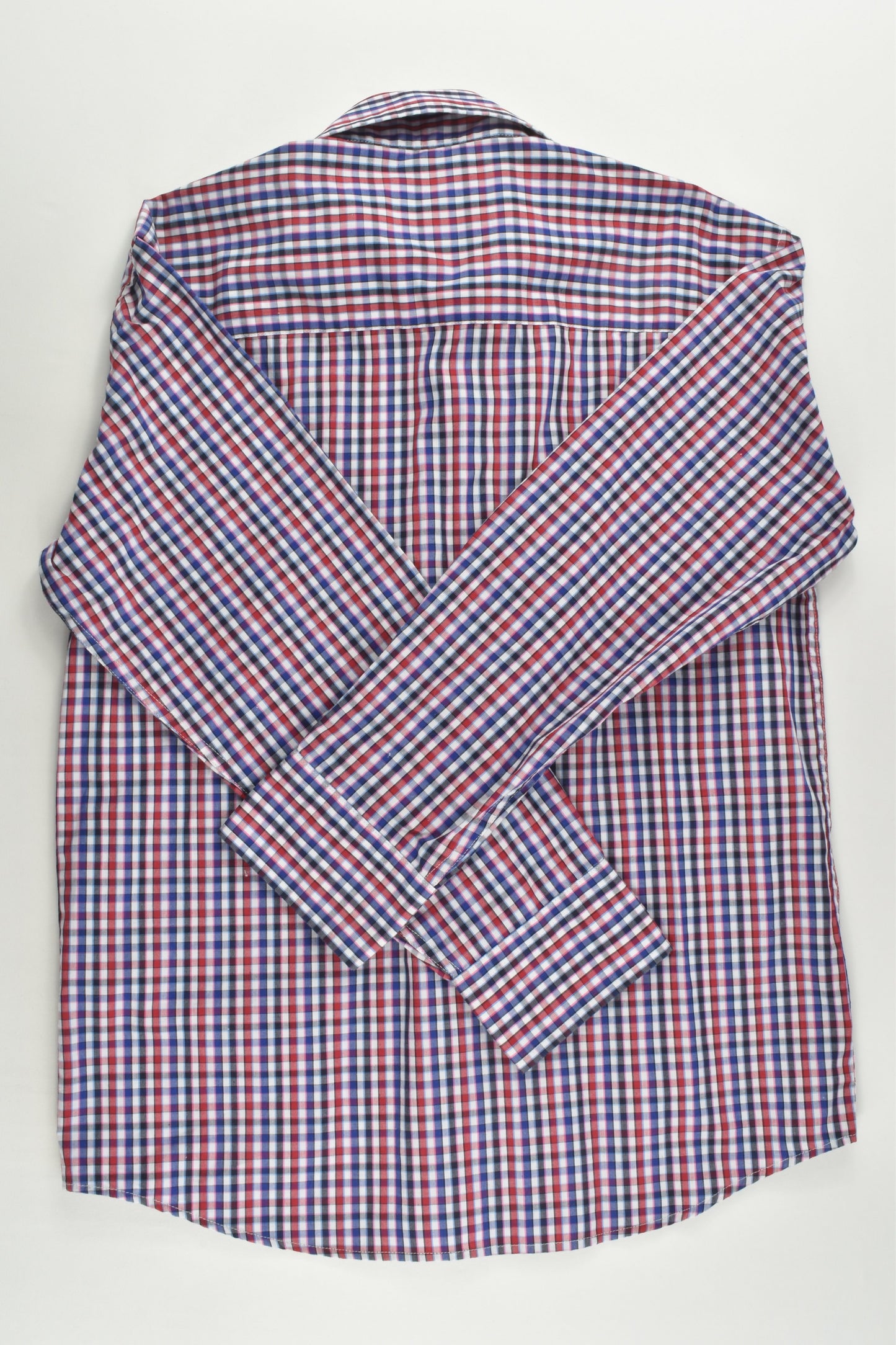 Fred Bracks Size 8 Checked Collared Shirt