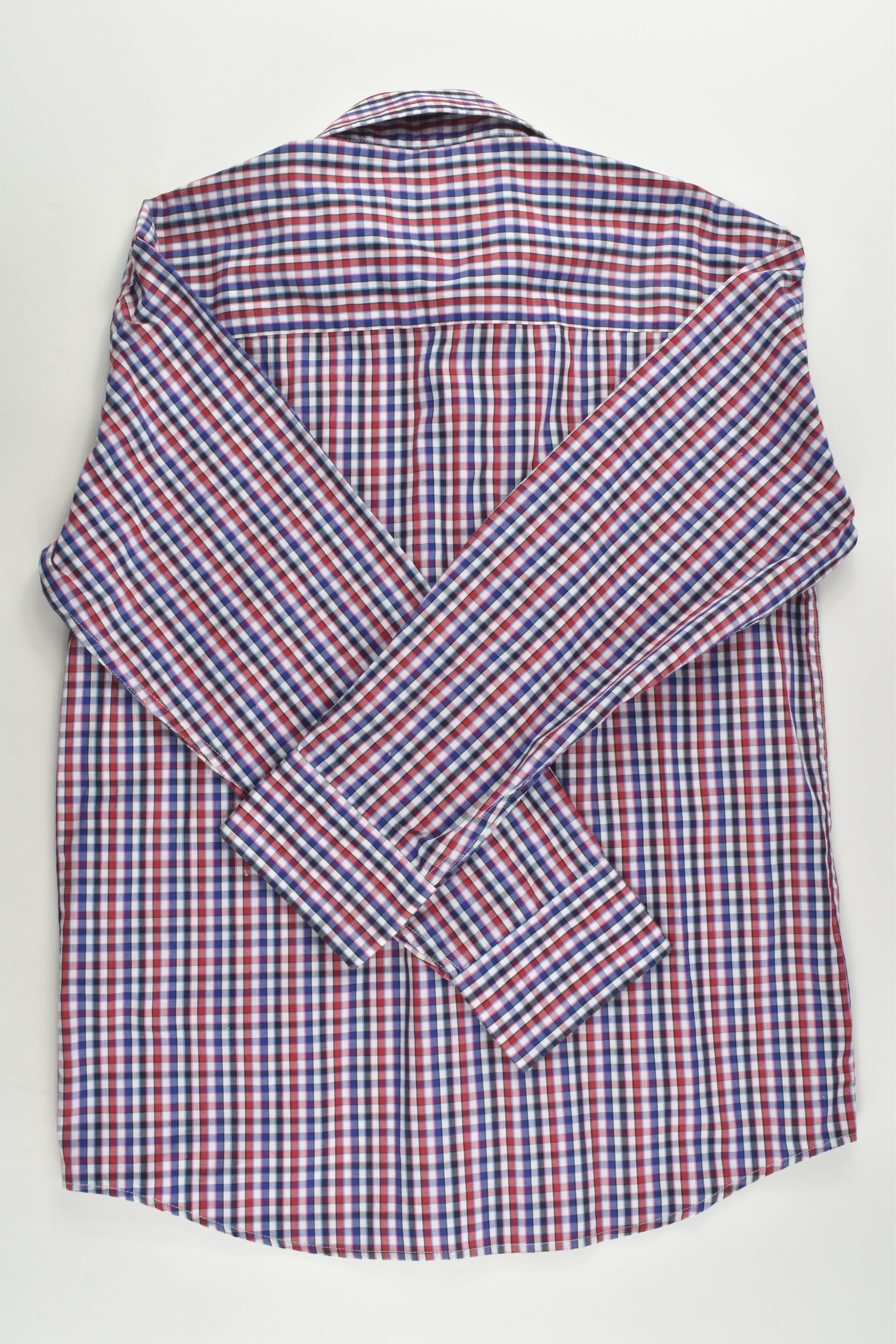 Fred Bracks Size 8 Checked Collared Shirt