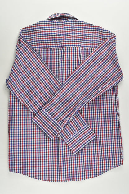 Fred Bracks Size 8 Checked Collared Shirt