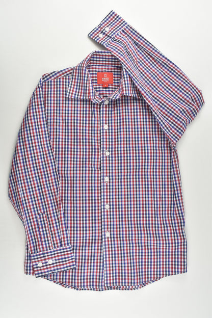 Fred Bracks Size 8 Checked Collared Shirt