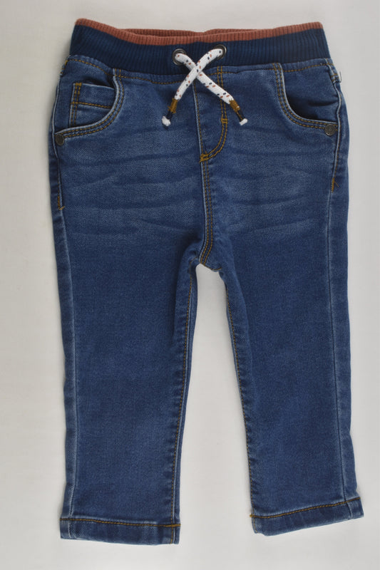 Fred & Flo Size 0 (6-9 months) Denim Pants