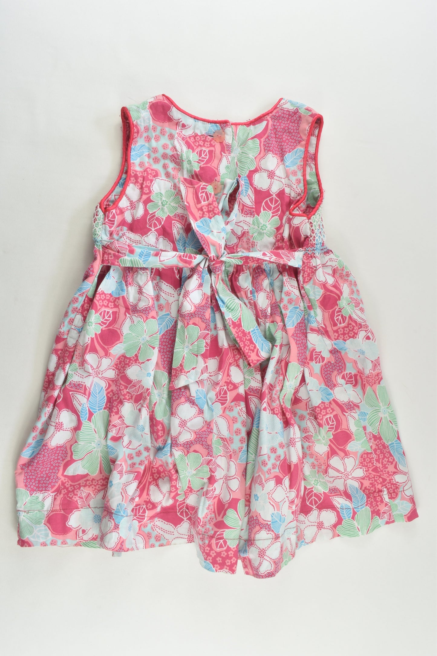 Freedom Size 5 Floral Smocked Dress