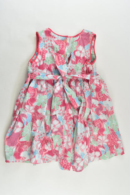 Freedom Size 5 Floral Smocked Dress
