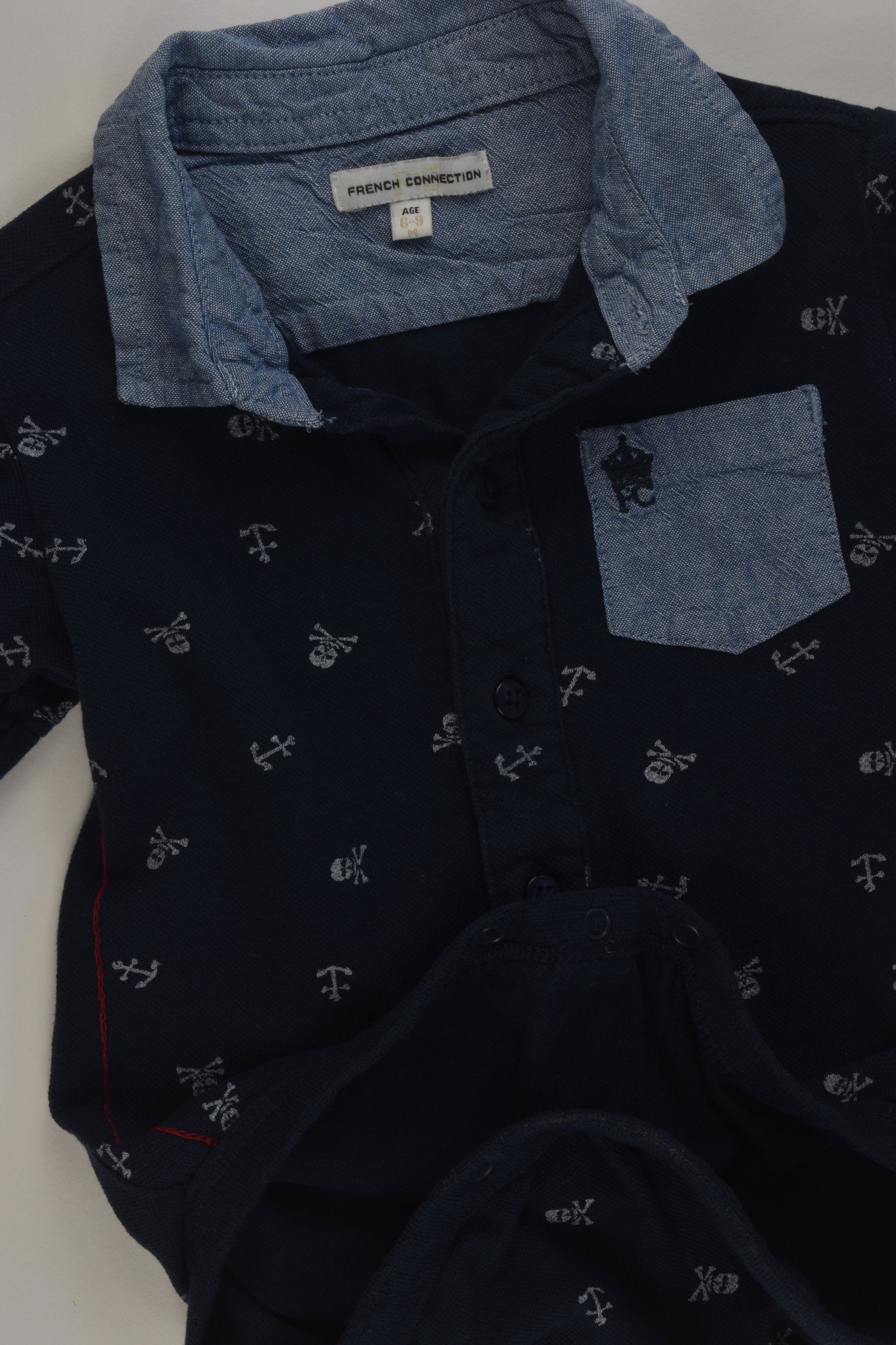 French Connection Size 0 Polo Bodysuit