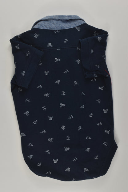 French Connection Size 0 Polo Bodysuit