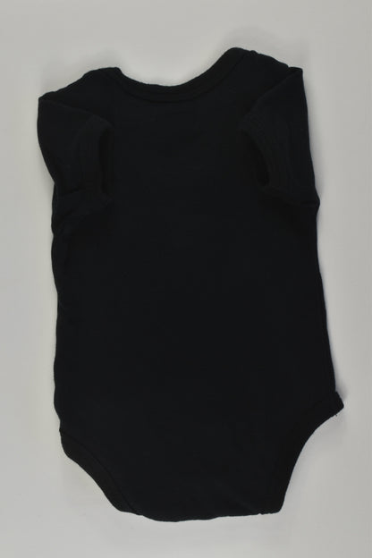 Frenchie Mini Couture Size 000 Necktie Bodysuit