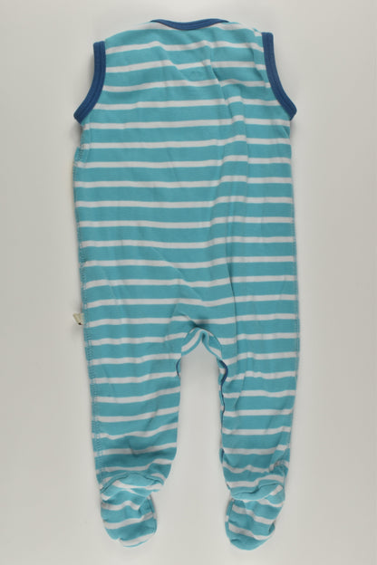 Frugi Size 000 Footed Overalls