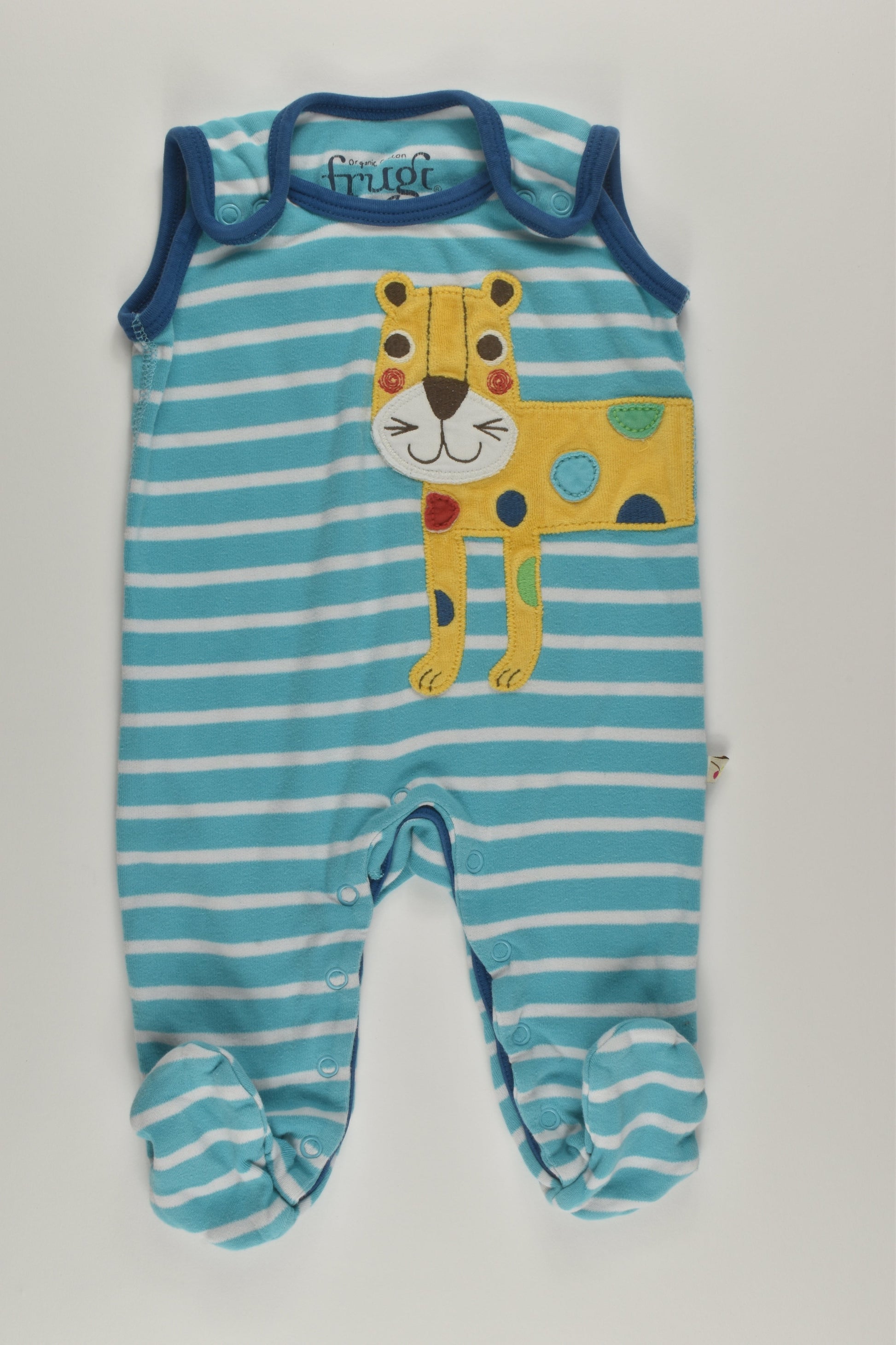 Frugi Size 000 Footed Overalls
