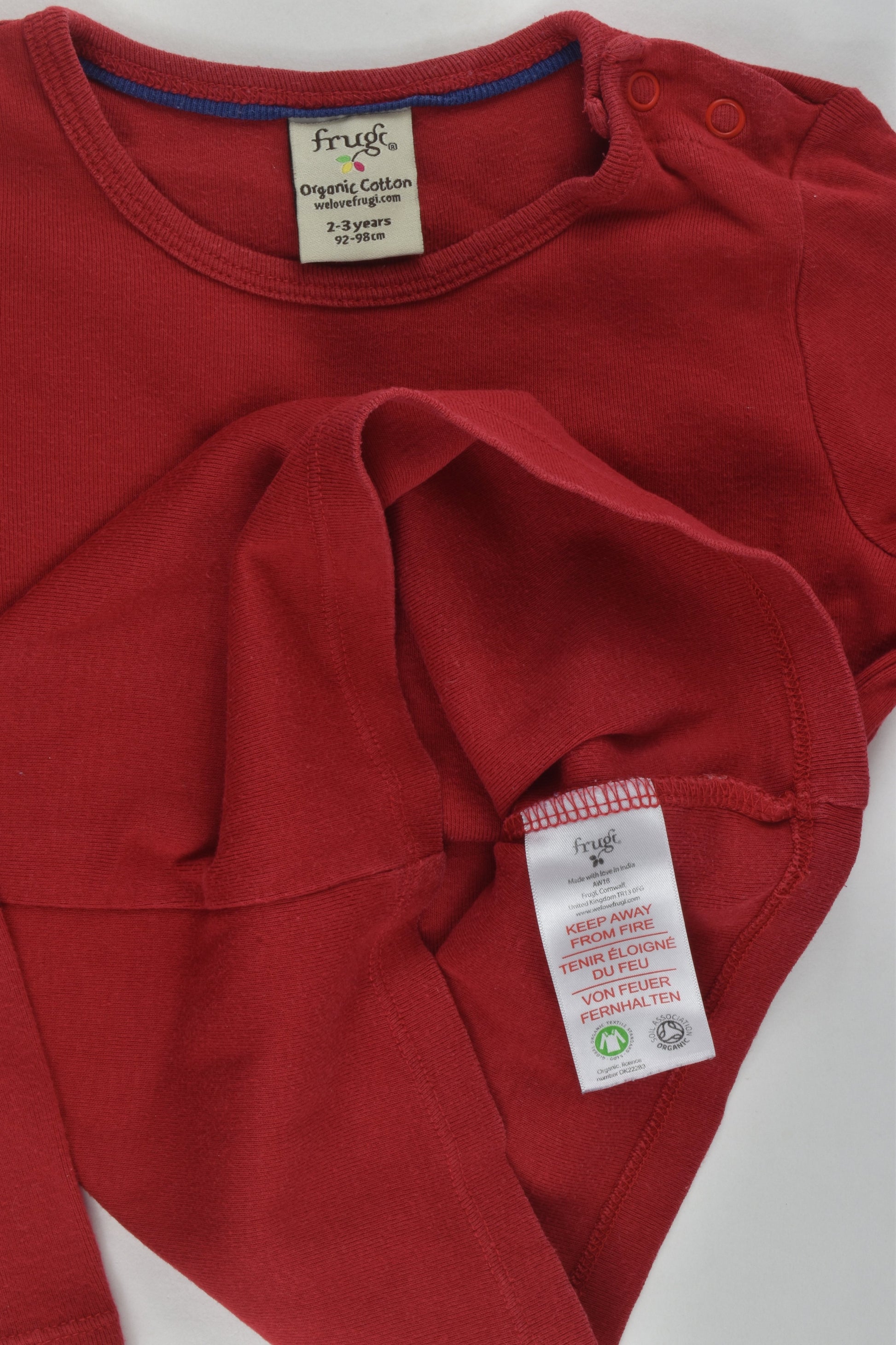Frugi Size 2-3 Organic Top
