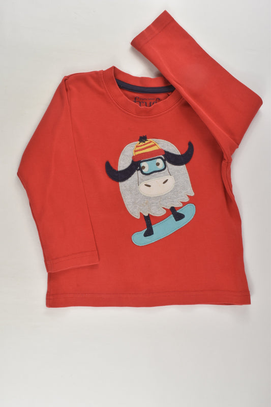 Frugi Size 2-3 Snowboarding Yak Top