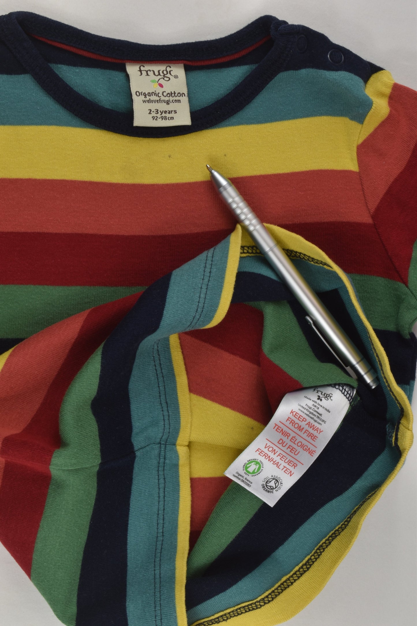Frugi Size 2-3 Striped Top