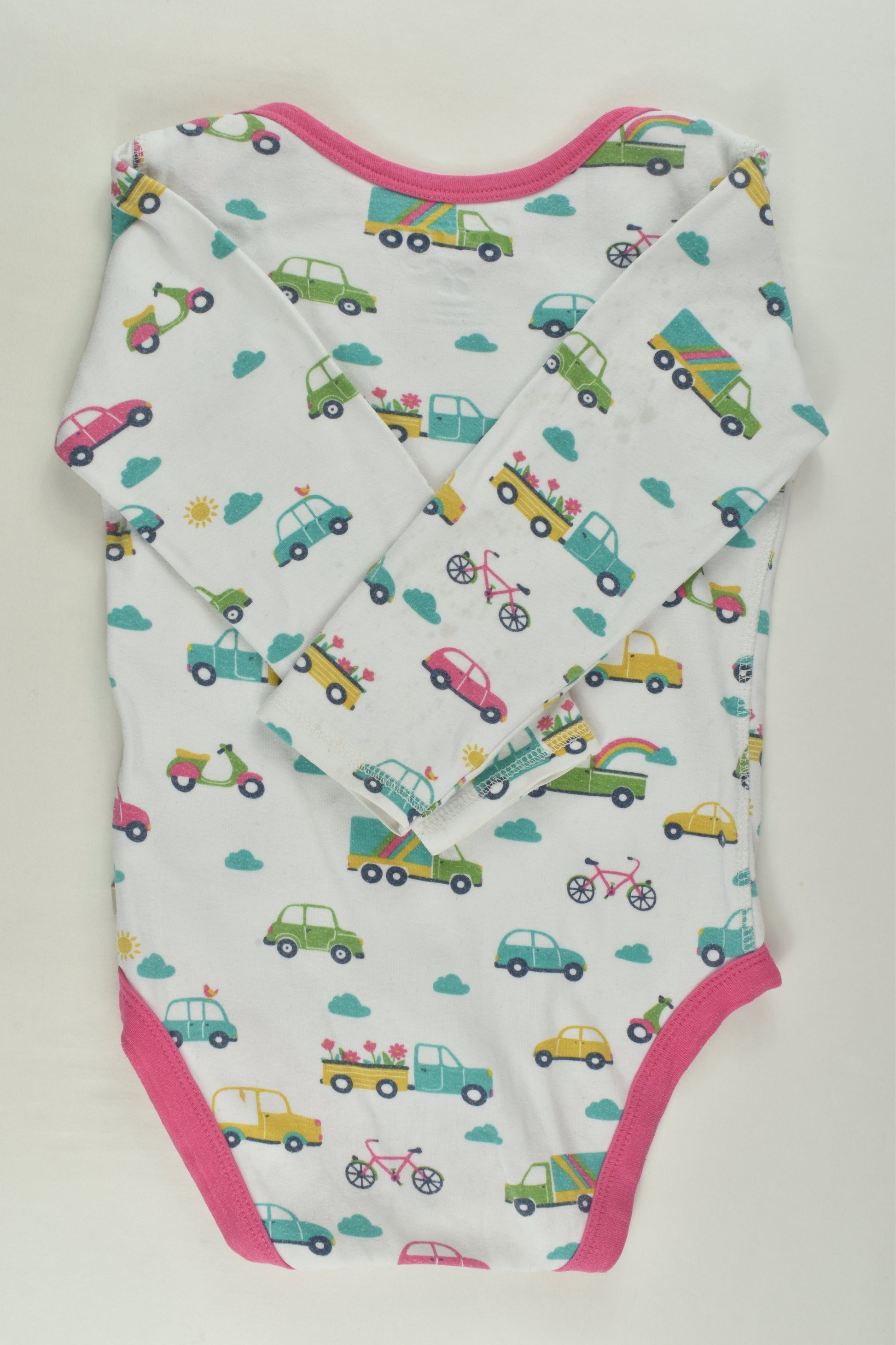 Frugi Size 2-3 Vehicles Bodysuit