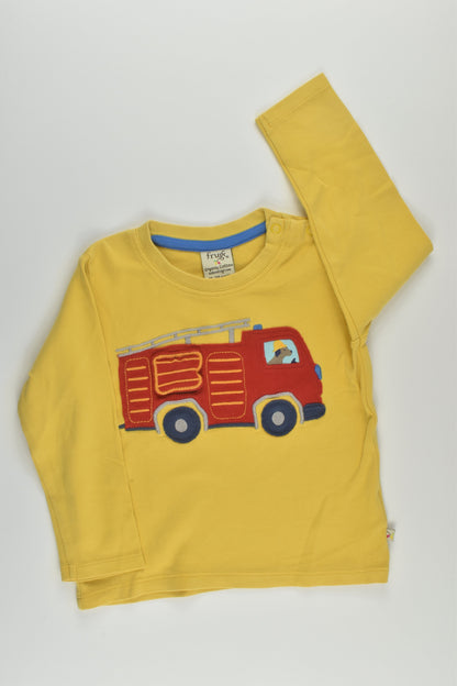 Frugi Size 2 Fire Engine Top