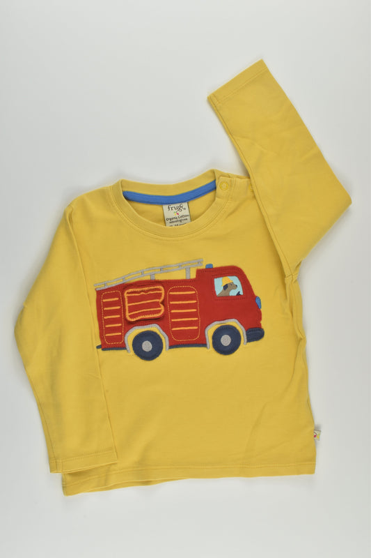 Frugi Size 2 Fire Engine Top