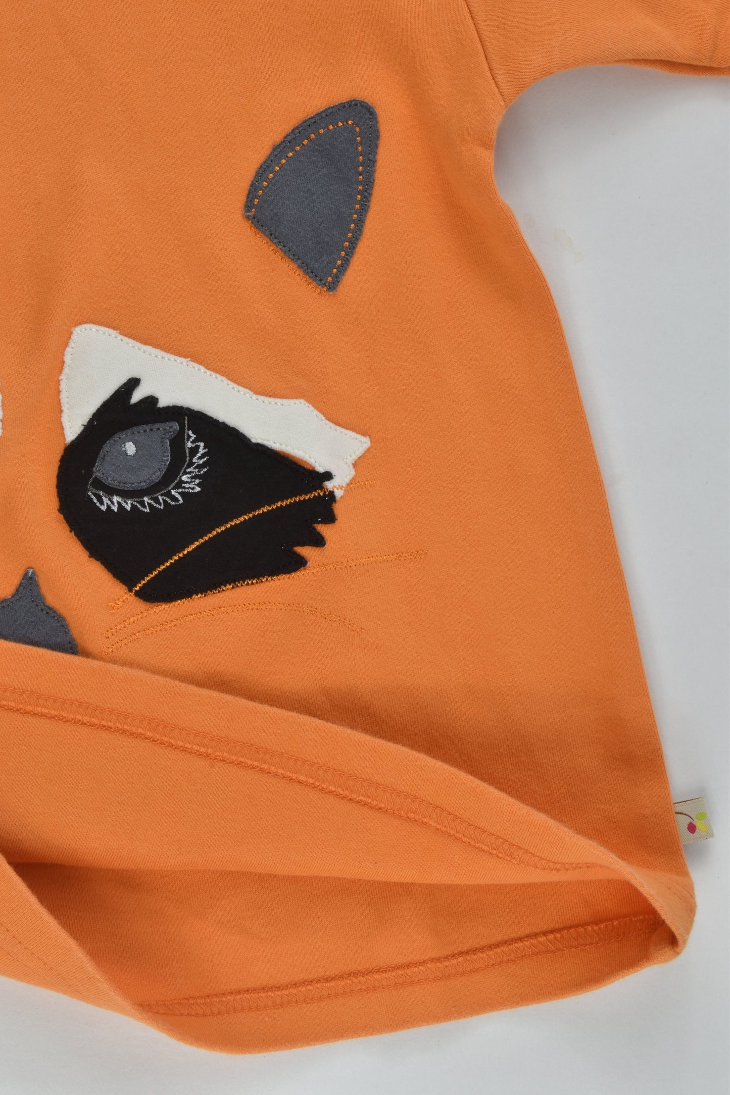 Frugi Size 3-4 Racoon Organic Top