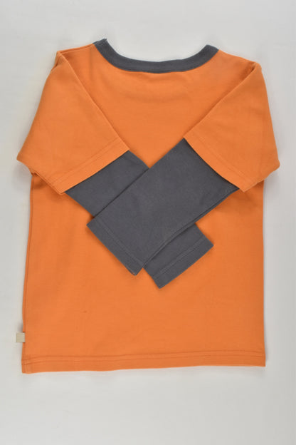 Frugi Size 3-4 Racoon Organic Top