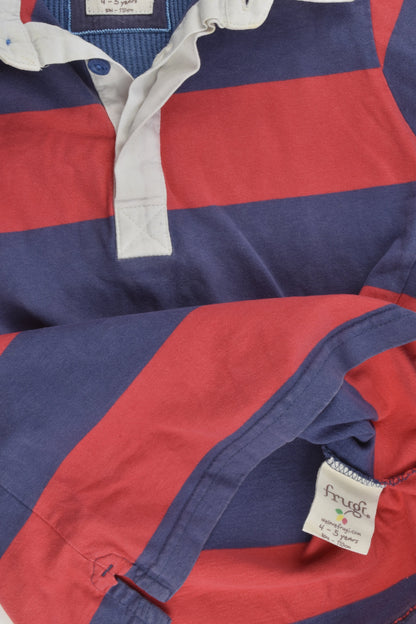 Frugi Size 4-5 Striped 'Explorer' Polo Shirt