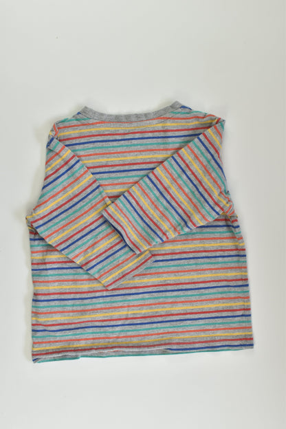 Fun Spirit Size 1 Rainbow Stripes Top