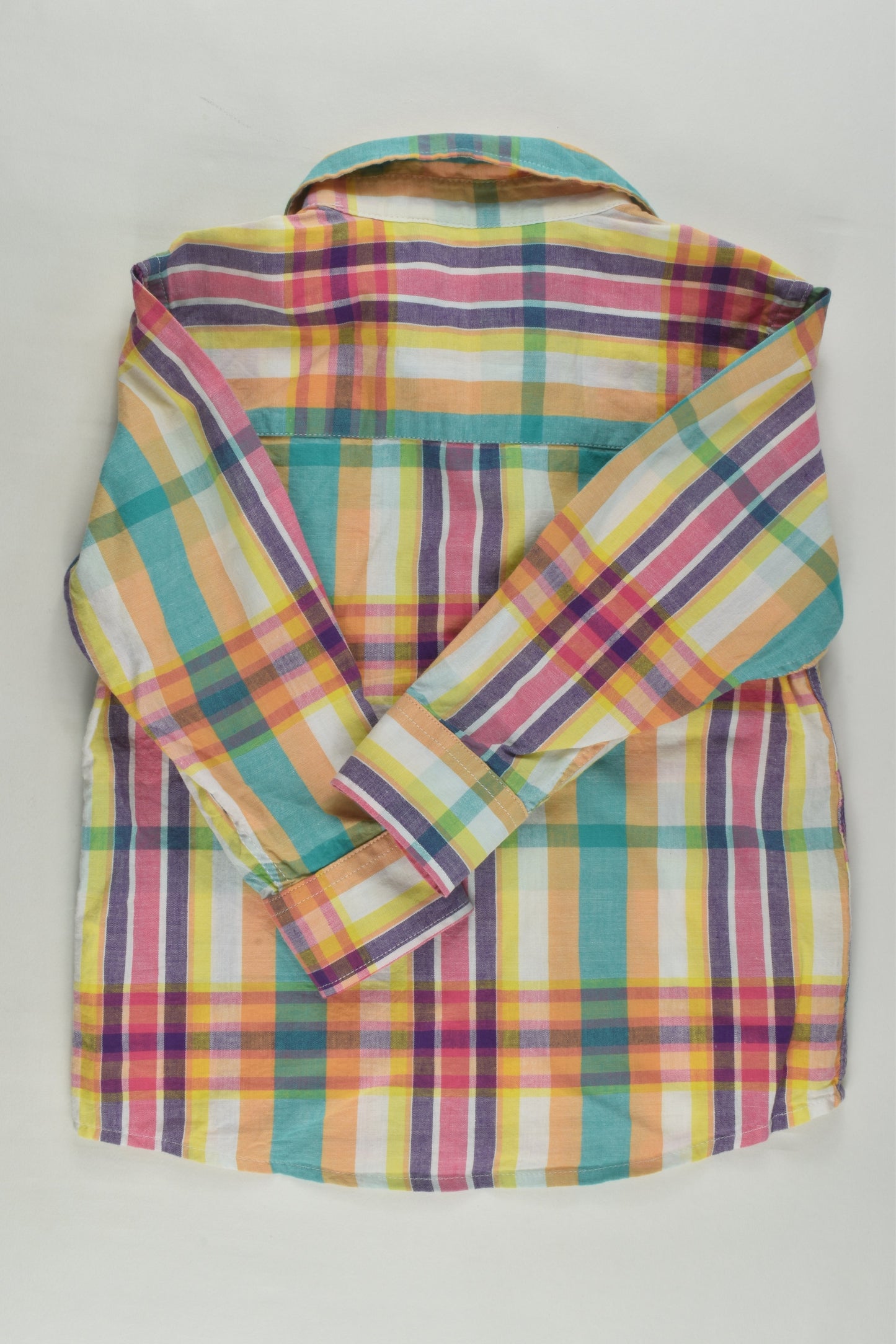 Fun Spirit Size 3 Colourful Checked Shirt