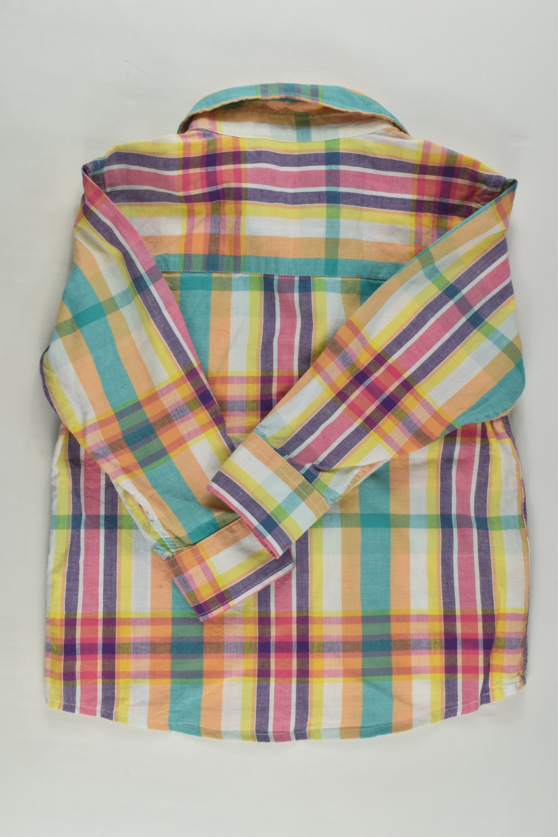 Fun Spirit Size 3 Colourful Checked Shirt