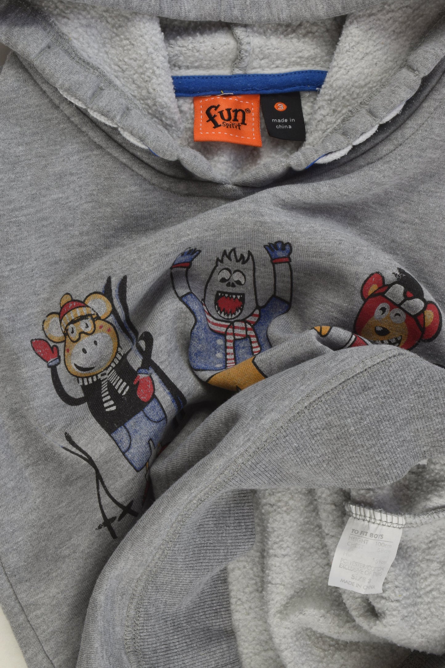 Fun Spirit Size 3 Hooded Jumper