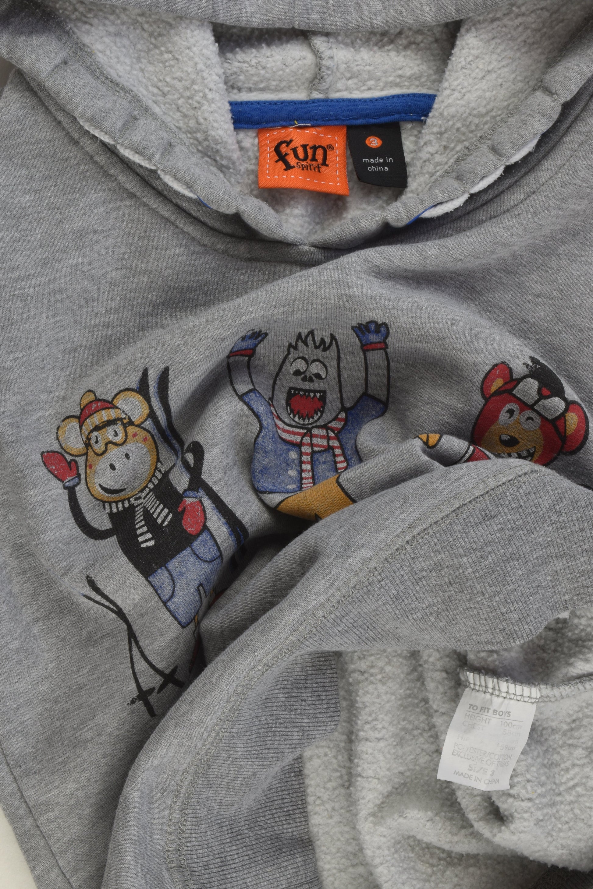 Fun Spirit Size 3 Hooded Jumper