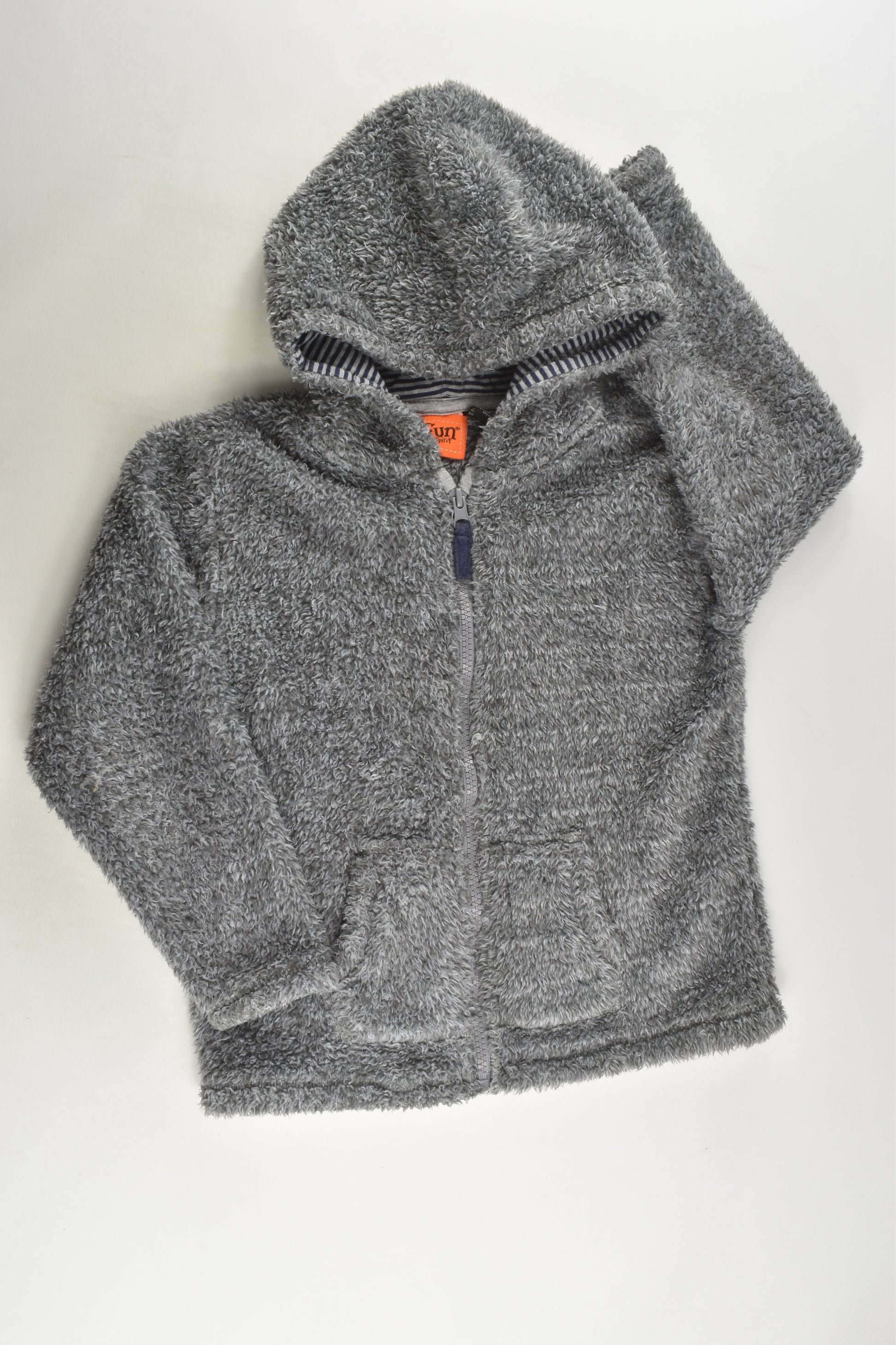 Fun Spirit Size 5 Fluffy Zip Jacket