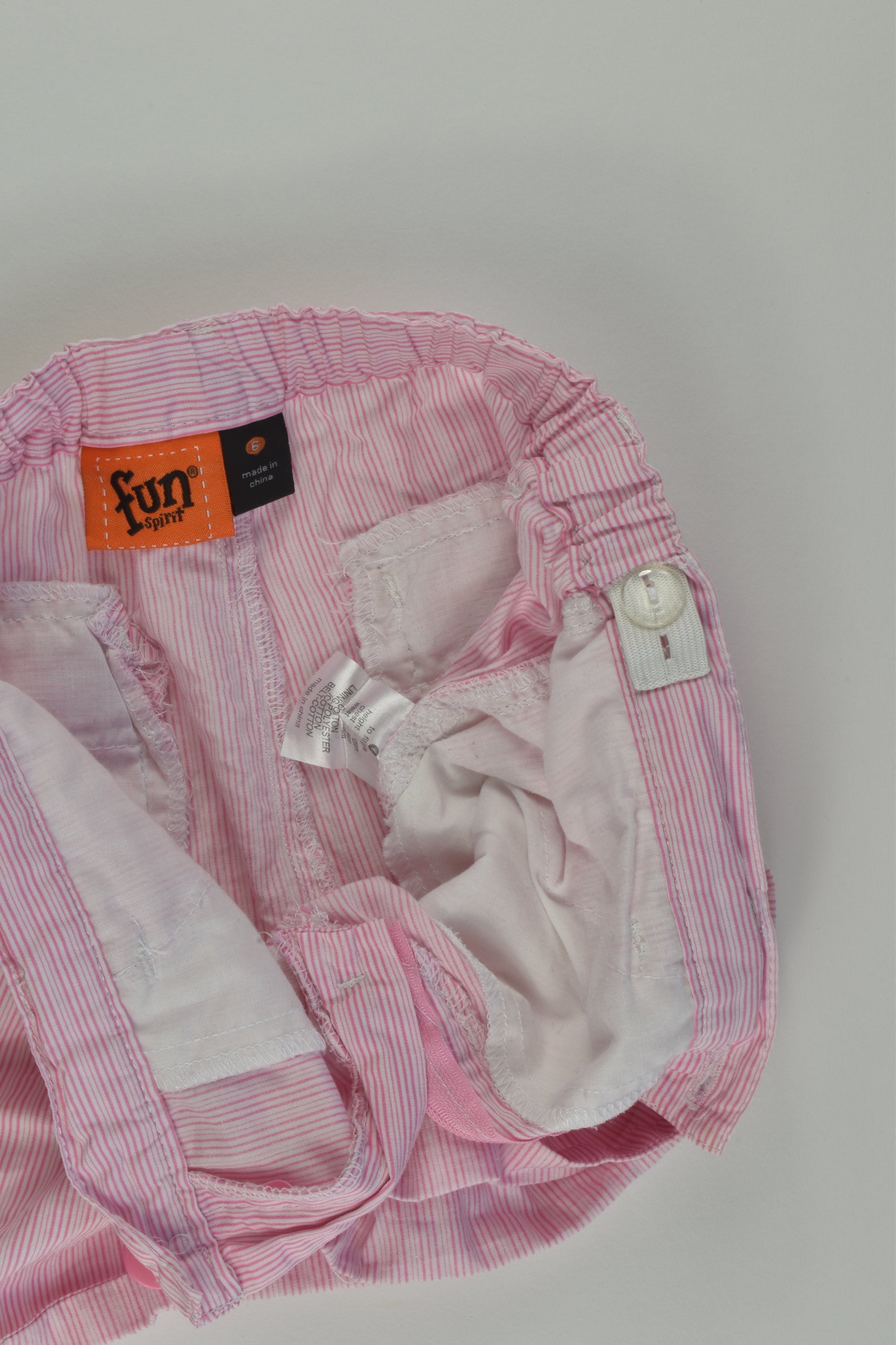 Fun Spirit Size 6 Shorts