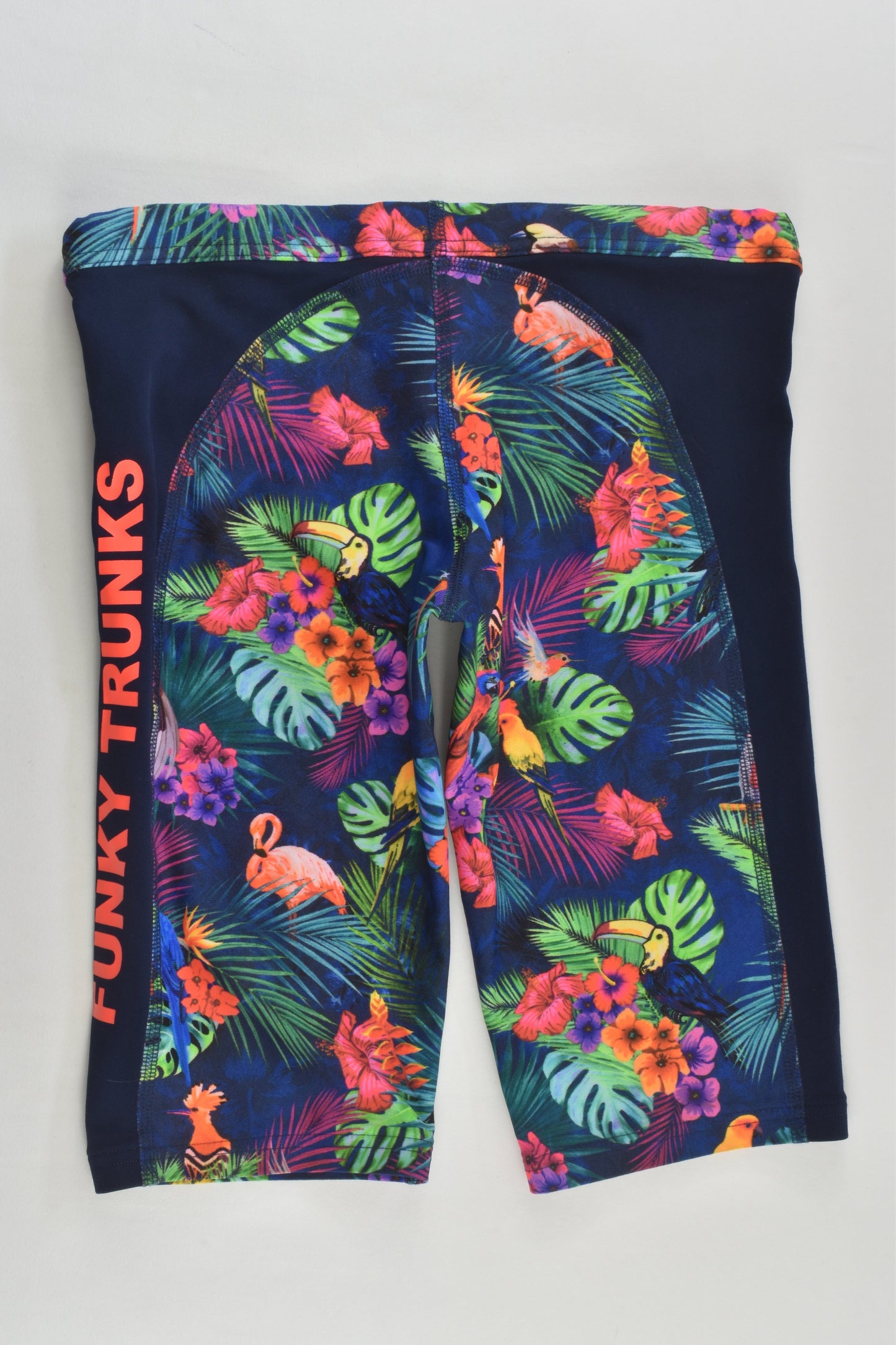 Funky Trunks Size 10 Tropical Print Swim Pants