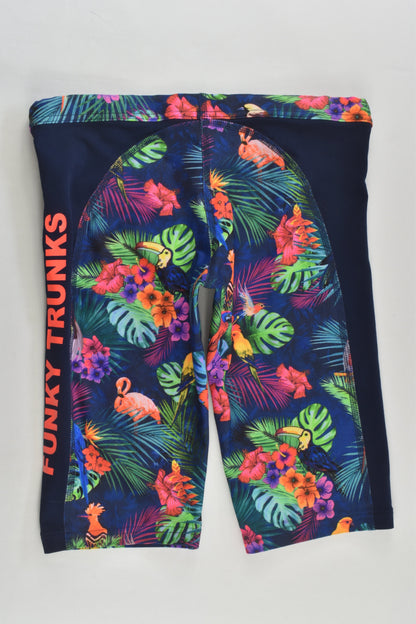 Funky Trunks Size 10 Tropical Print Swim Pants