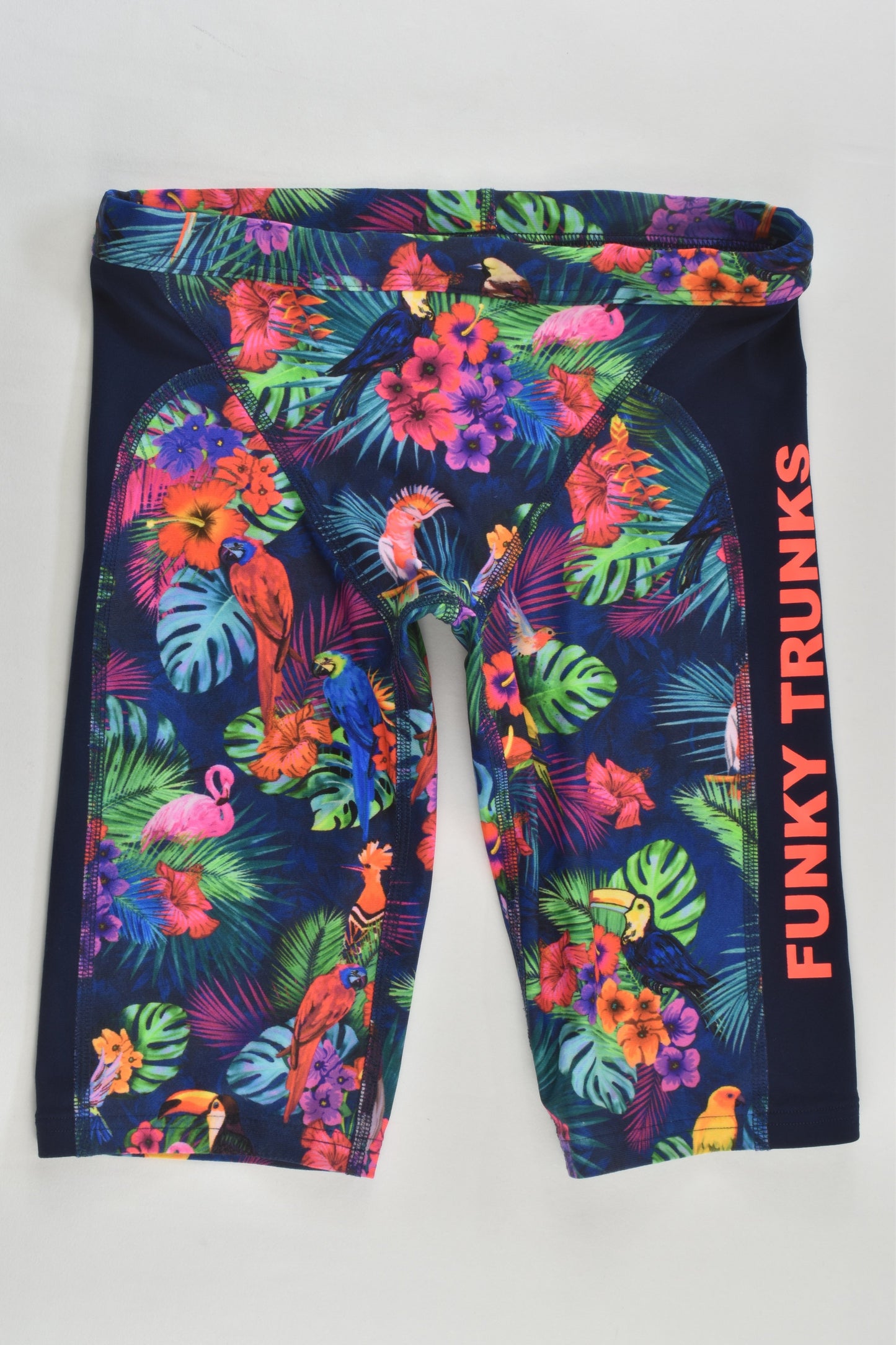 Funky Trunks Size 10 Tropical Print Swim Pants