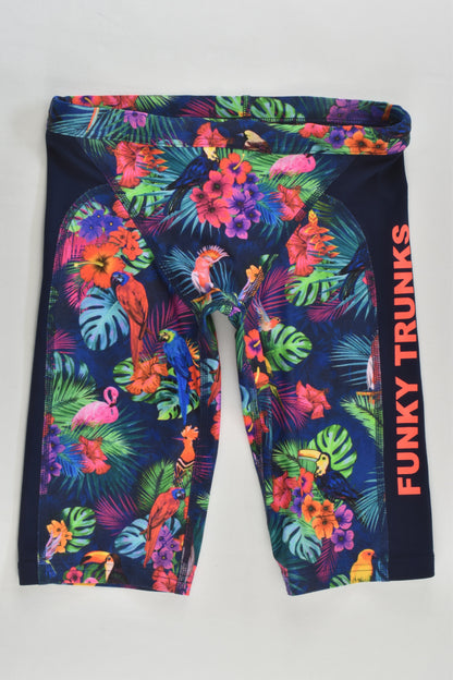 Funky Trunks Size 10 Tropical Print Swim Pants