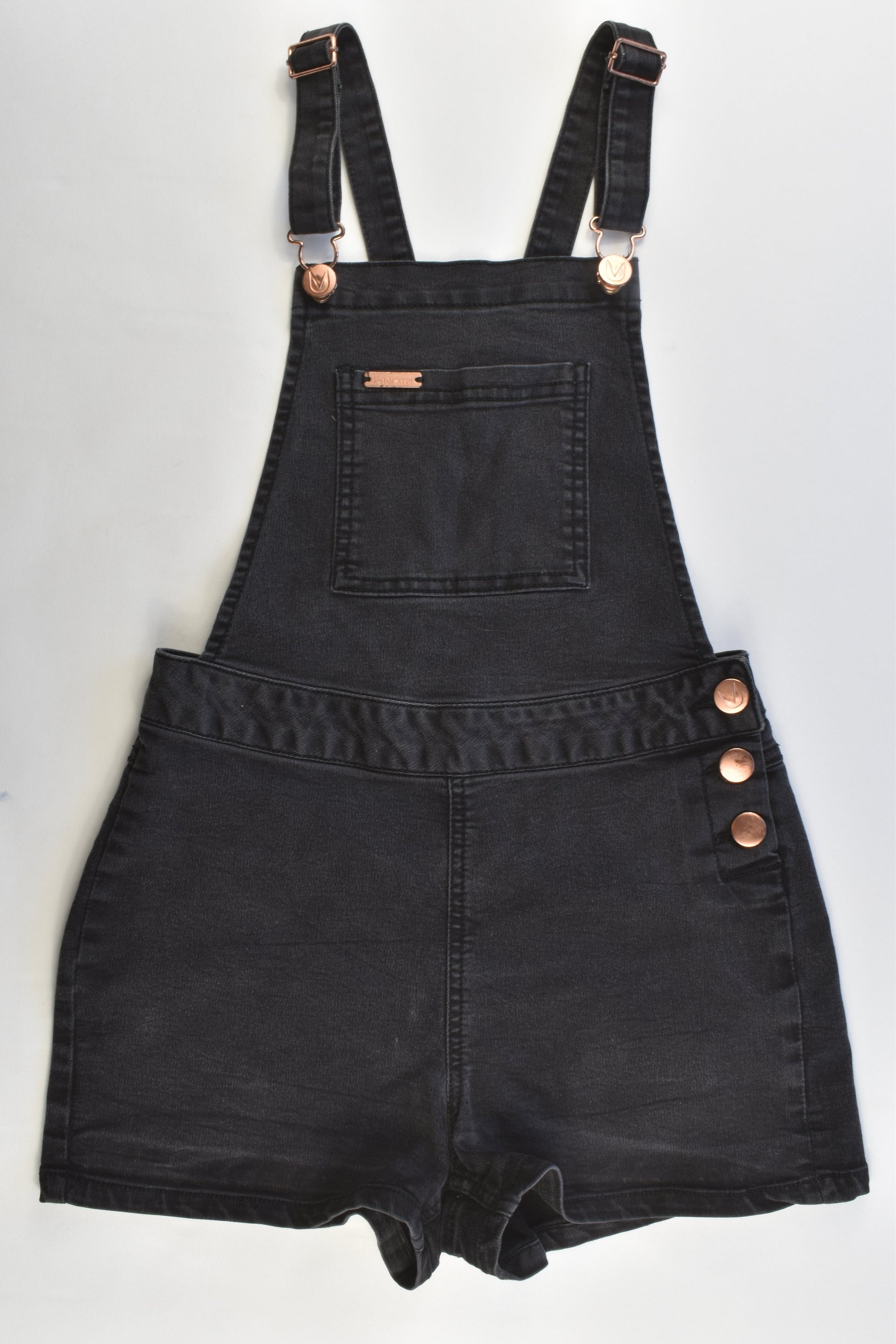 Future.You Size approx 8-10 Soft and Stretchy Denim Short Overalls