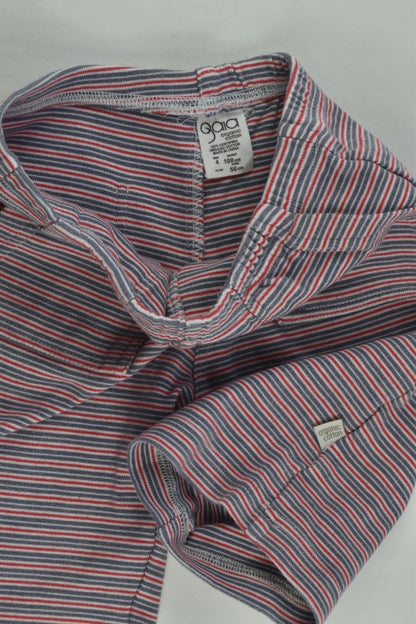 Gaia Organic Size 4 (108 cm) Striped Shorts