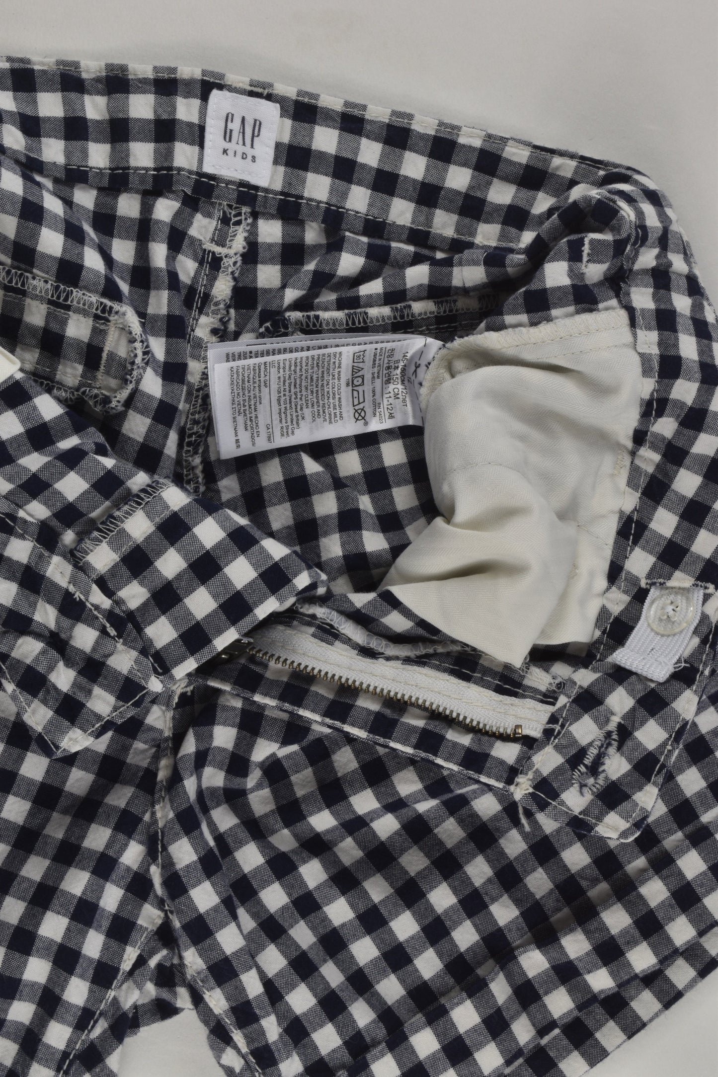 Gap Kids Size 12 Checked Shorts