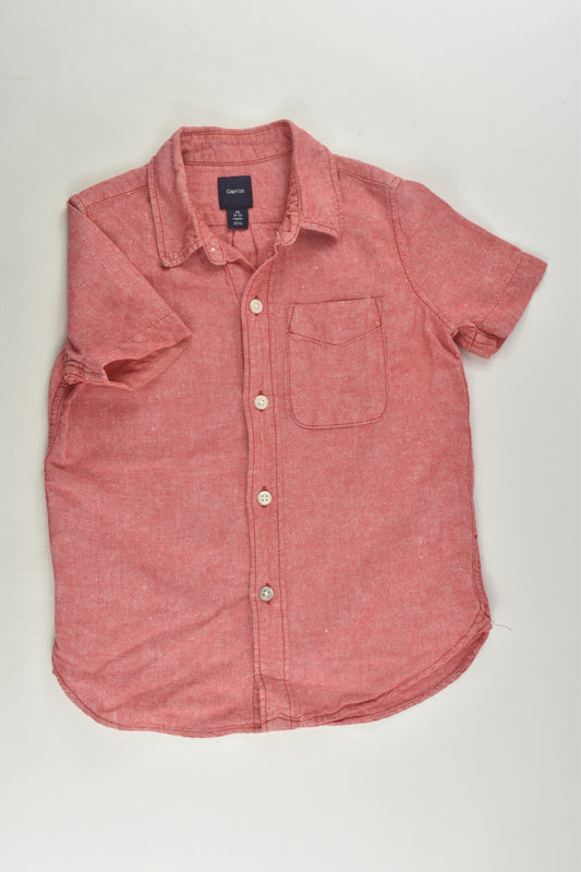 Gap Kids Size 4-5 Linen Blend Shirt