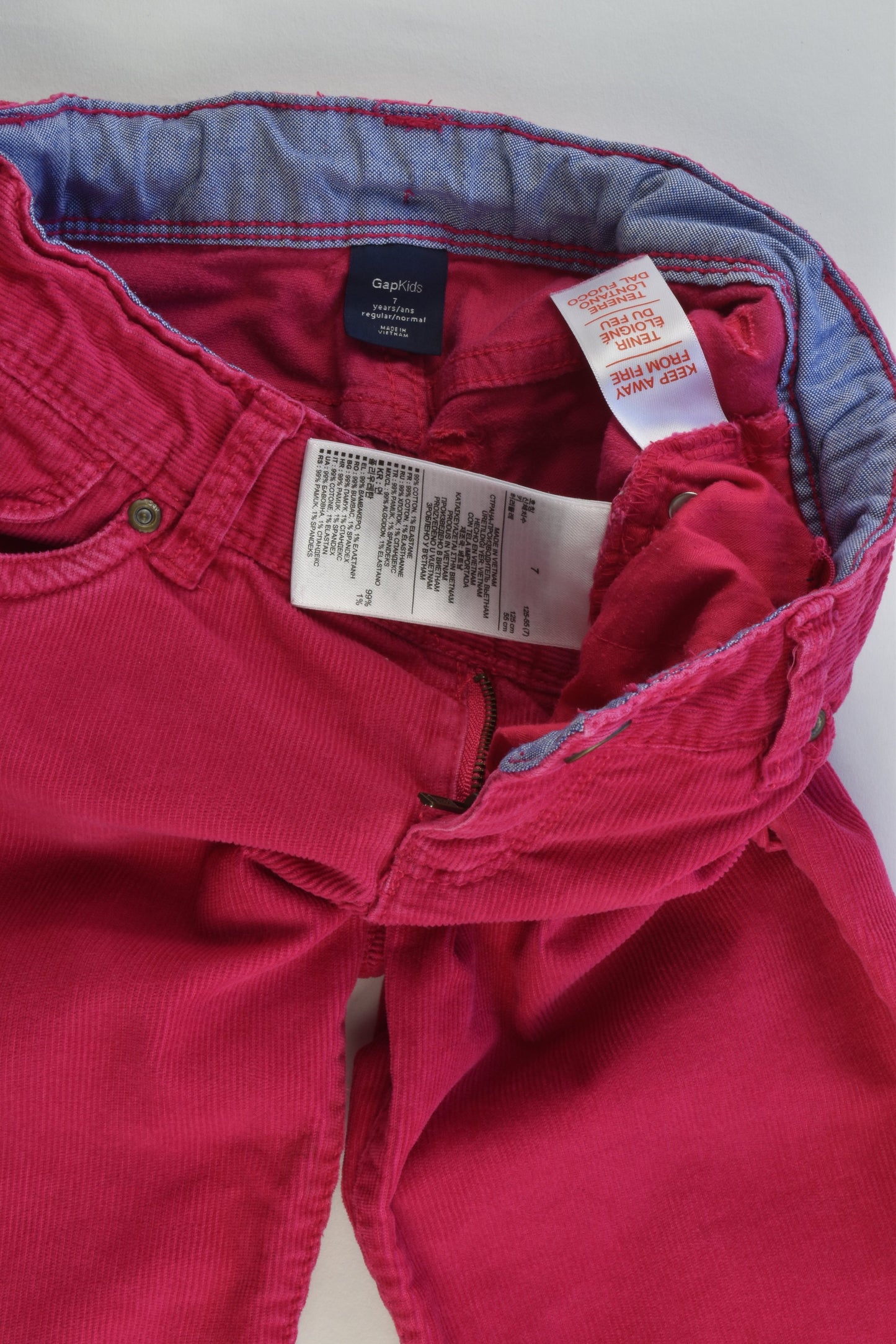 Gap Kids Size 7 Stretchy Cord Pants