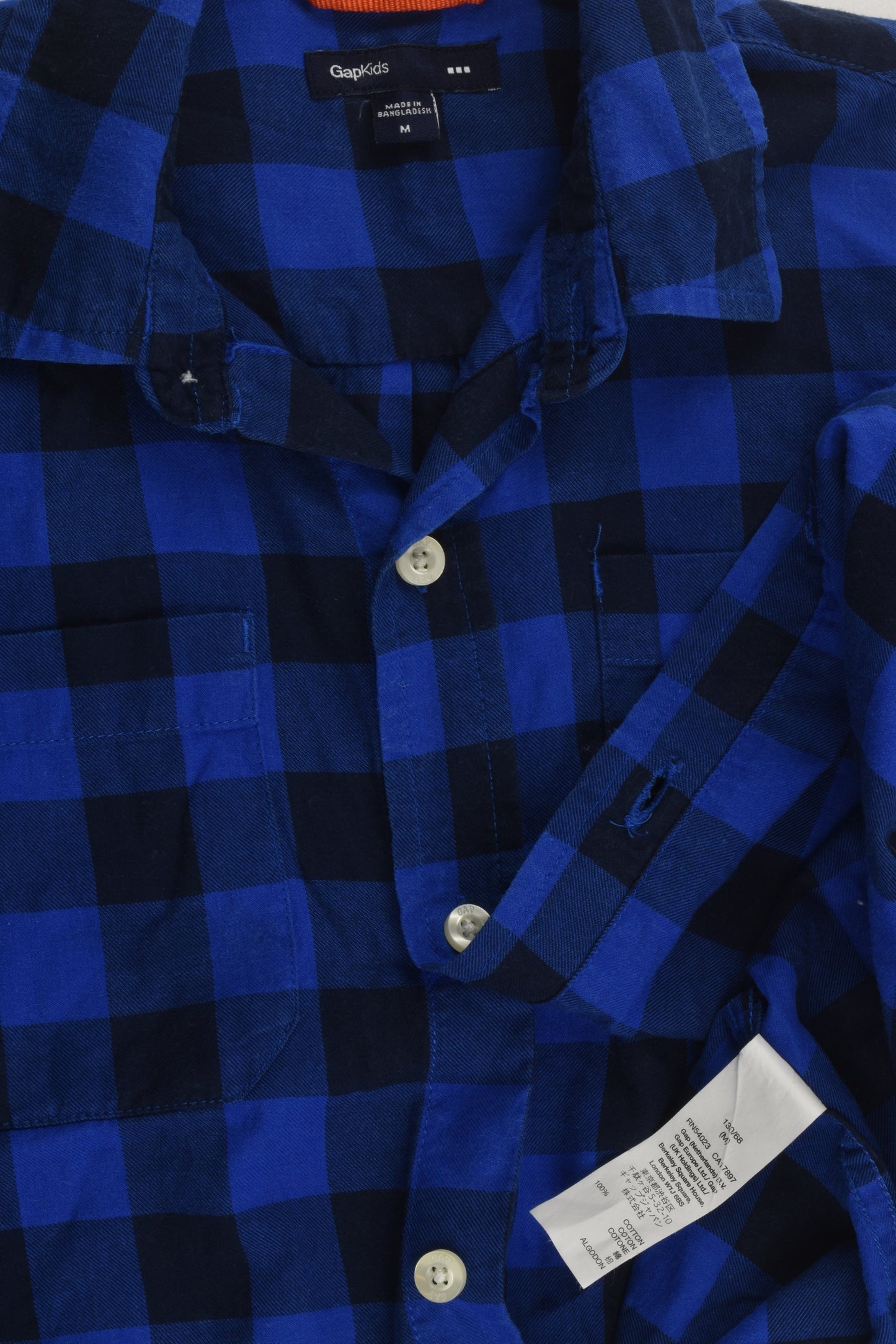 Gap Kids Size 8-9 Checked Shirt