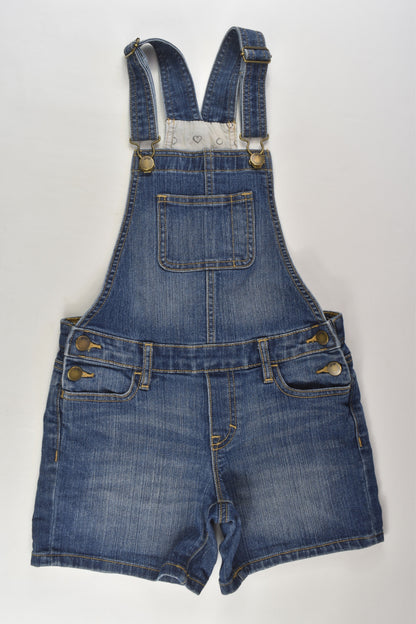Gap Kids Size 8-9 Short Denim Overalls