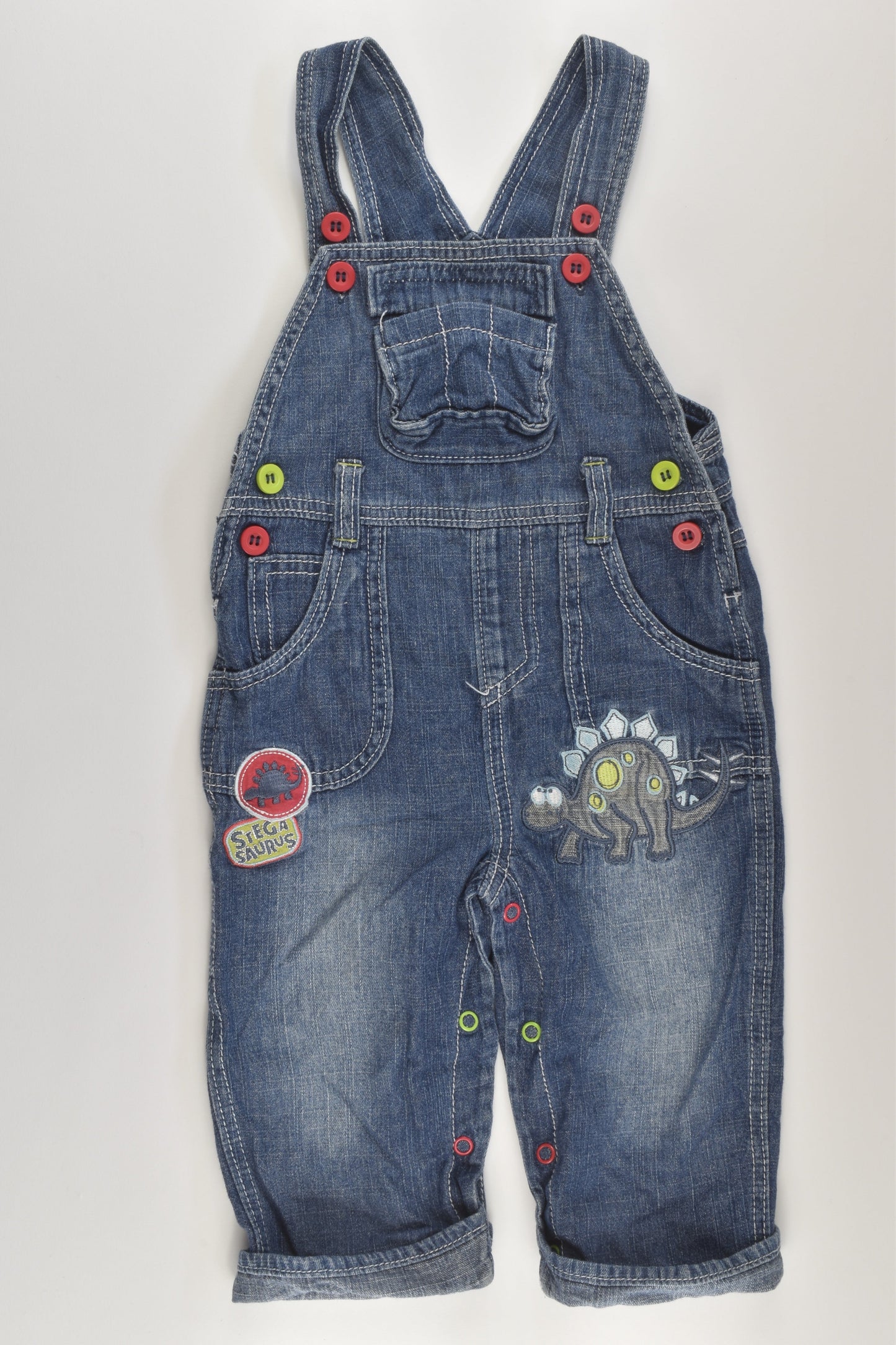 George Size 0 (6-9 months) Denim Overalls