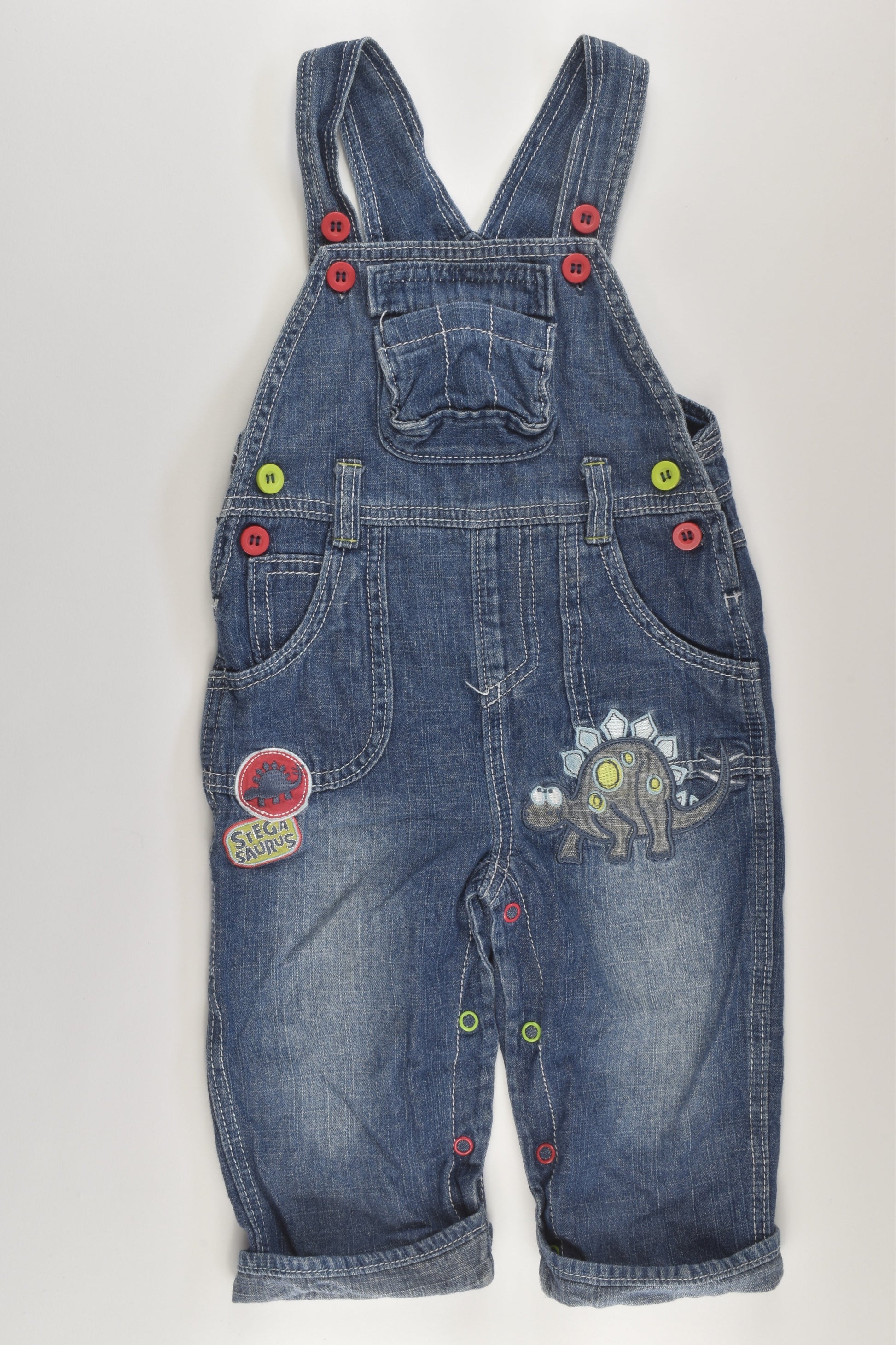 George Size 0 (6-9 months) Denim Overalls