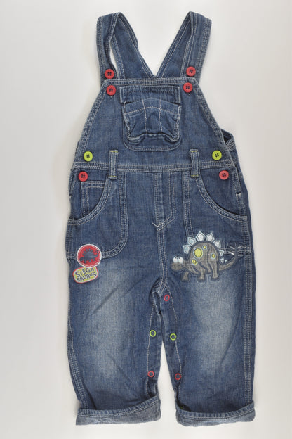 George Size 0 (6-9 months) Denim Overalls