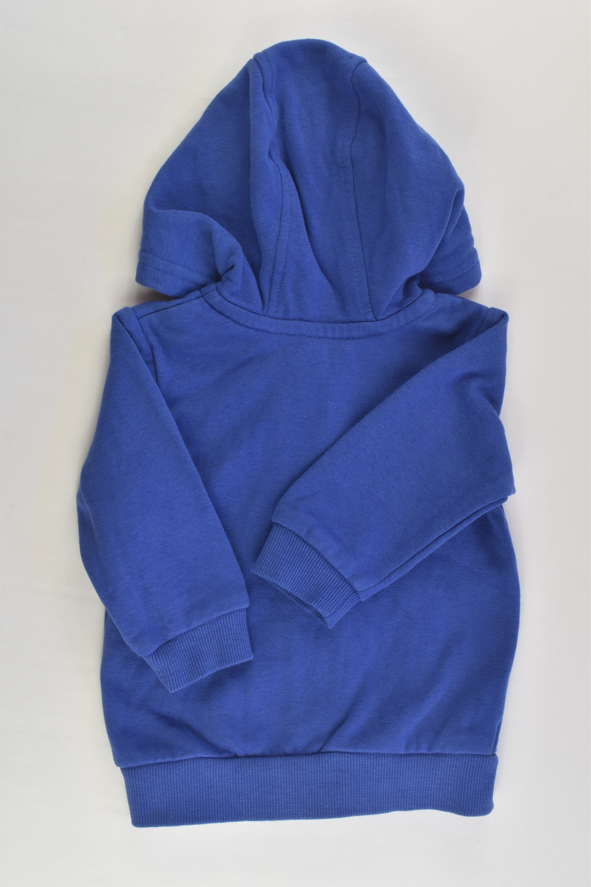 George Size 00 (3-6 months) Blue Hooded Jumper