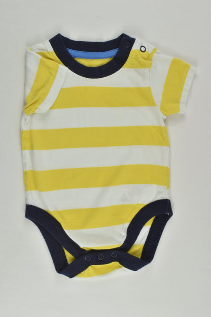 George Size 00 (3-6 months) Striped Bodysuit