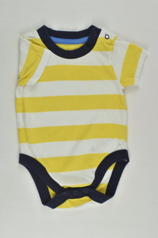 George Size 00 (3-6 months) Striped Bodysuit