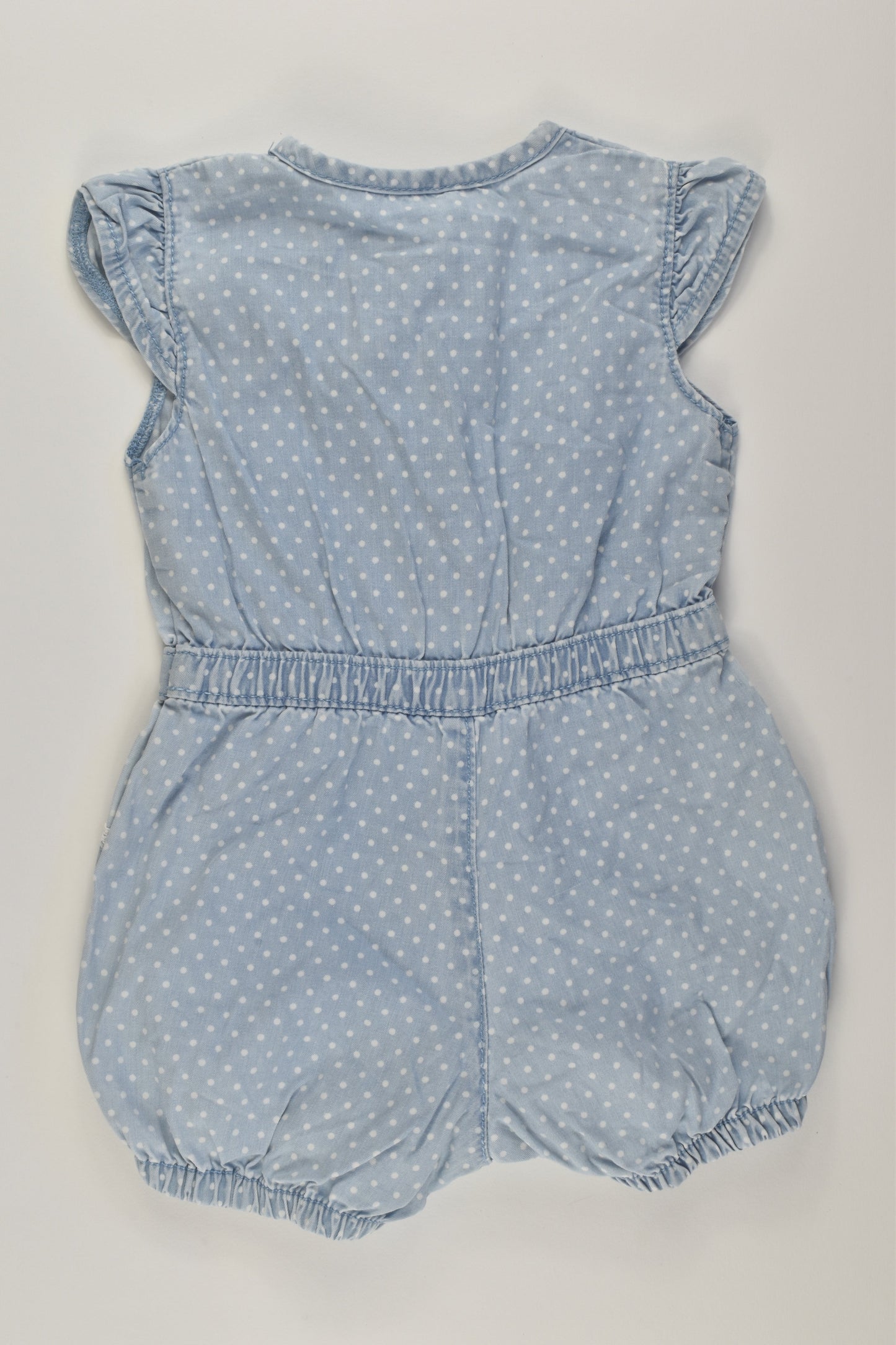 George Size 00 Lightweight Denim Romper