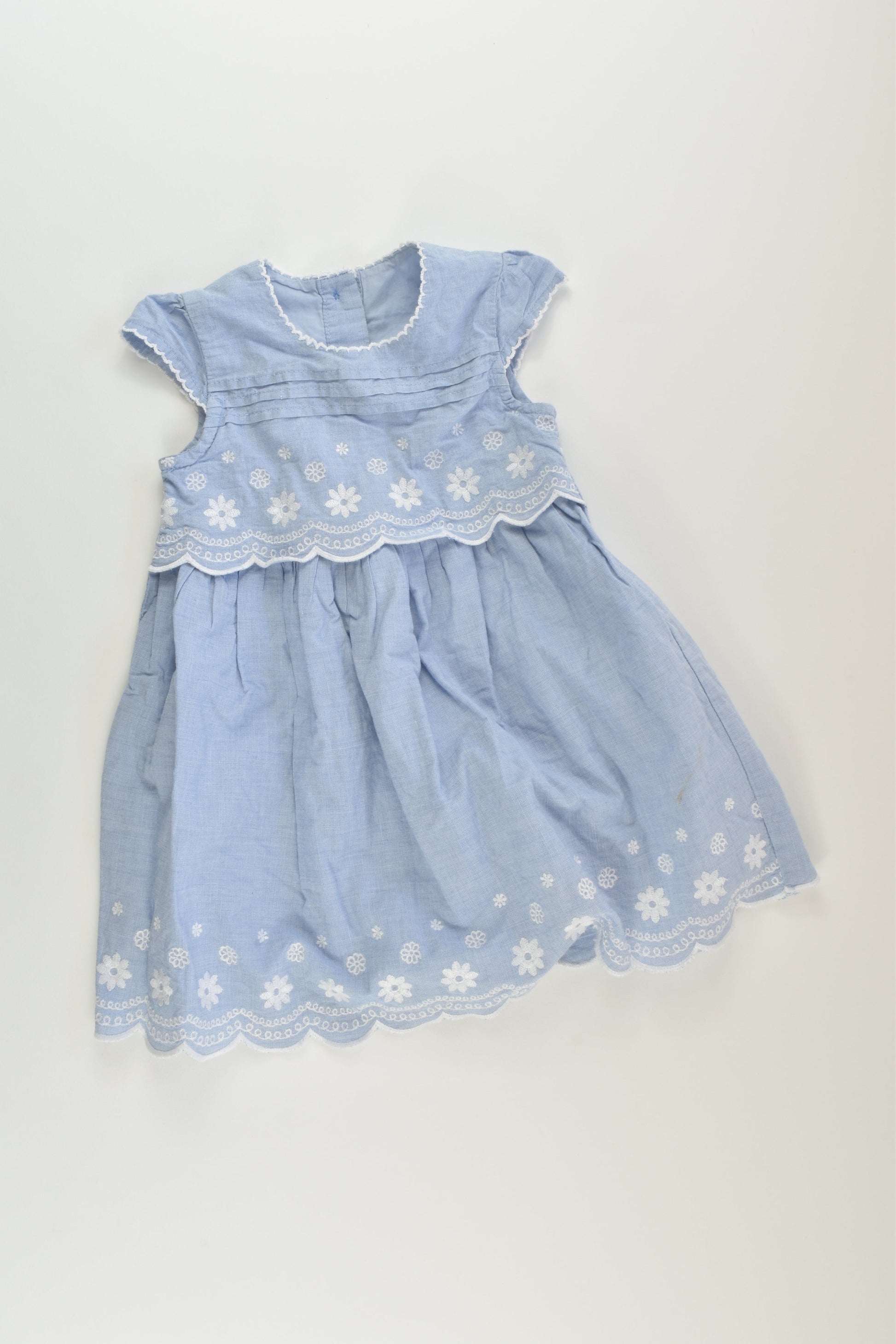 George Size 00 Lined Embroidery Dress