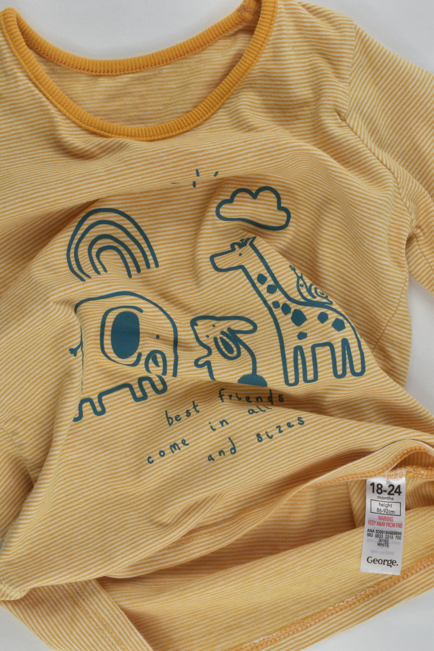 George Size 1-2 (86-92 cm) 'Best Friends' Top