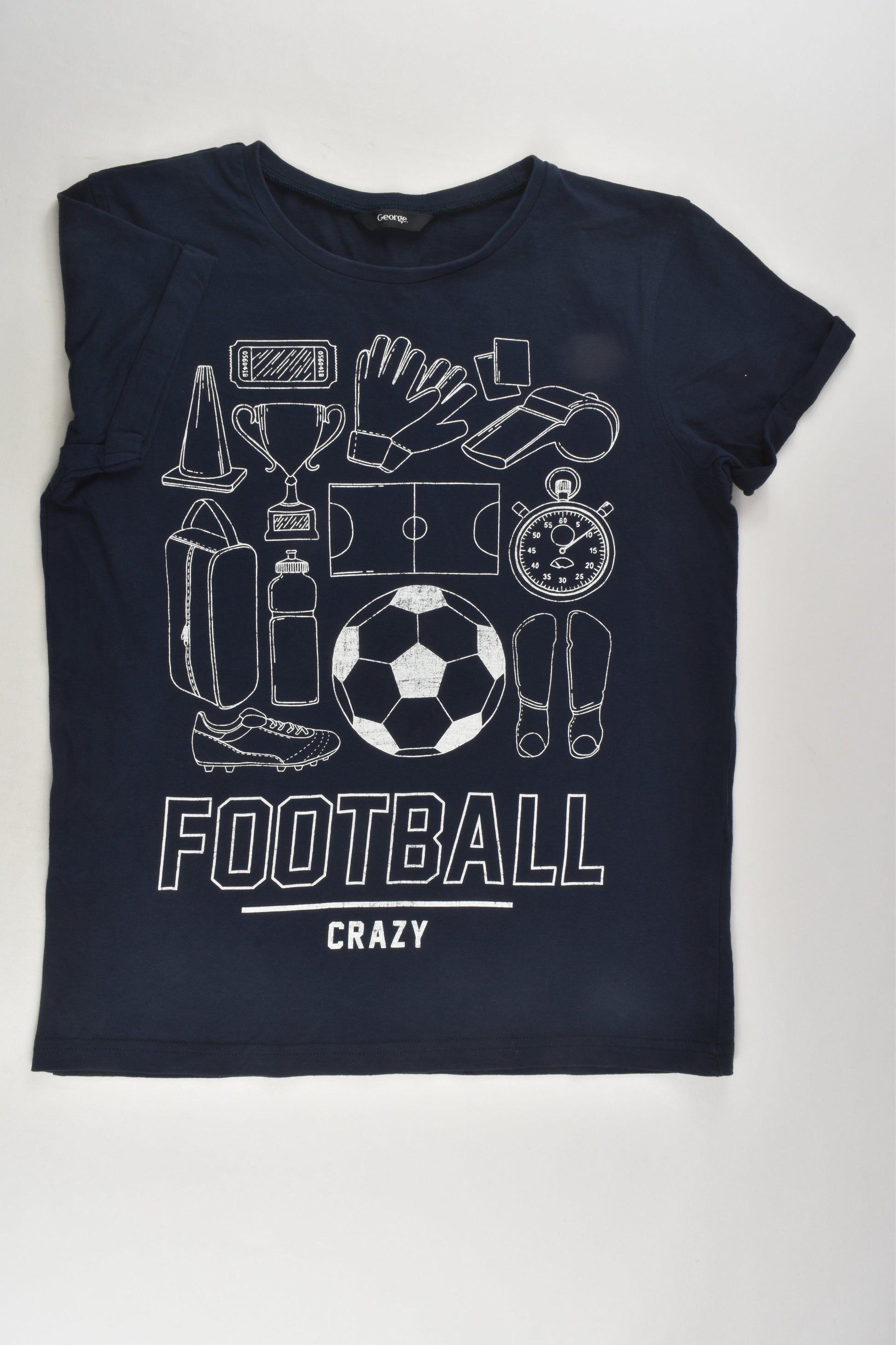 George Size 11-12 'Football Crazy' T-shirt