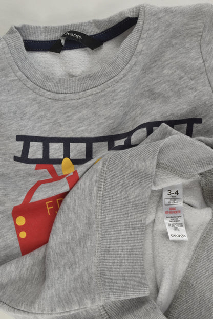 George Size 3-4 Fire Engie Sweater